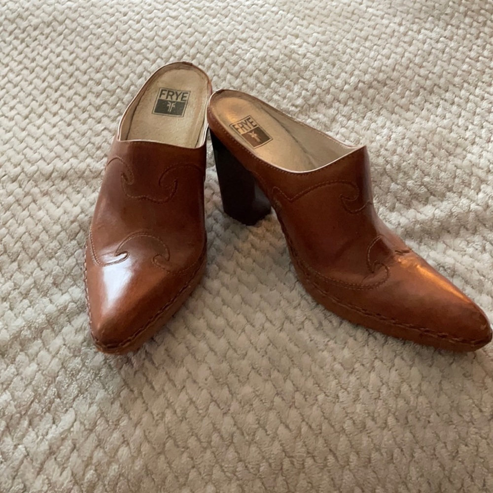 Frye Slide Booties